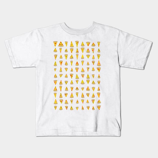 99 Slices of Za on the Wall Kids T-Shirt by 5eth